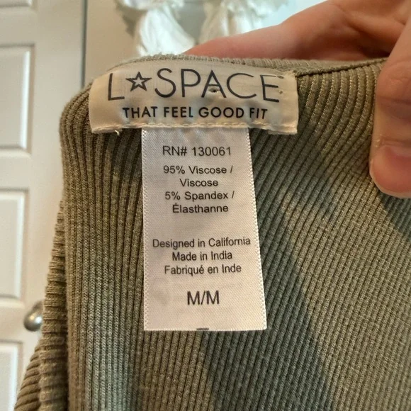 l*space Alana Mini Dress Eucalyptus Medium - Picture 3 of 3